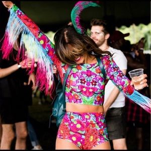 L.O.M Fringe Festival Top & Hot Pants